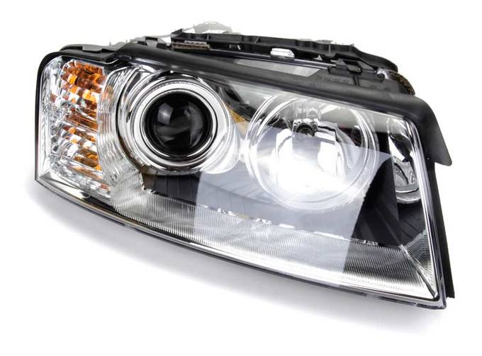 Audi Headlight Assembly - Passenger Side (Xenon) (Adaptive) 4E0941030P - Hella 008540561